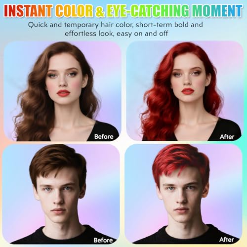 Red Hair Spray Temporary Hair Color Spray para cabello rojo miniatura 2