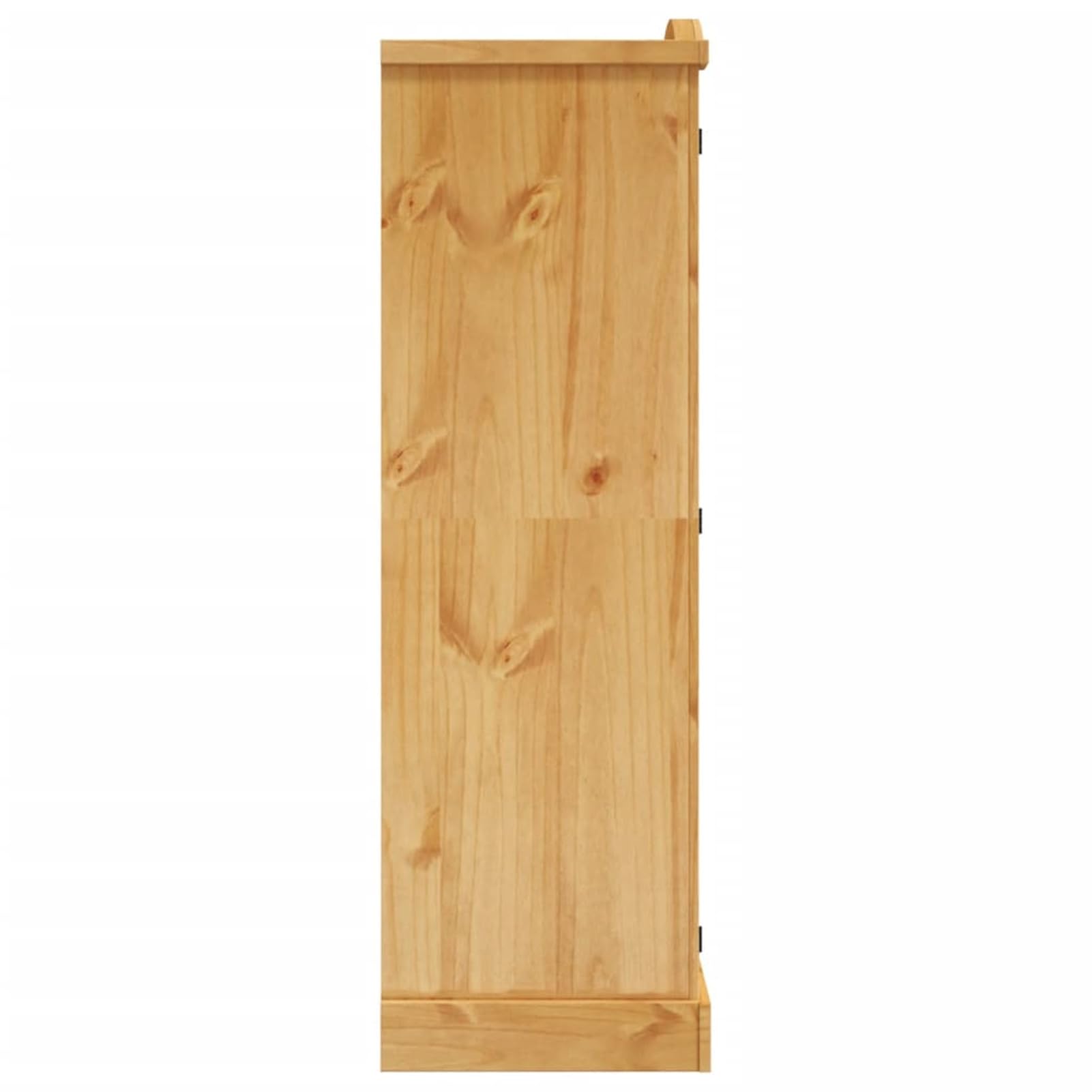 Mexikanischer Kleiderschrank aus Kiefernholz, 2-türig, Aufbewahrungs-Organizer für Schlafzimmer, stilvolle Möbel für Kleidung und Accessoires