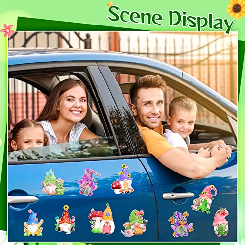 12 Pcs Spring Swedish Gnomes Refrigerator Magnets Cute Summer Gnome Fridge Magnet Strong Hold Stickers For Spring Summer Holiday Magnets Kitchen Metal Door Dishwasher Decoration Summer Party Supplies #TOP2