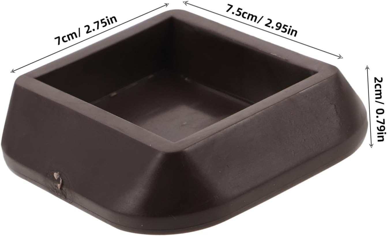 Gadpiparty 8pcs Furniture Leg Pads Sofa Bed Chair Non Slip Furniture Pads Wheel Stopper Chair Leg Protectors Risers Caster Cups Skid Grippers