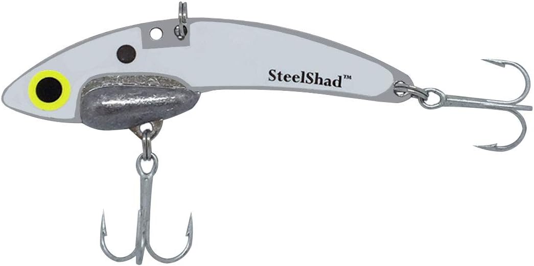 SteelShad - Bass Fishing Lures - Lipless Crankbait for Freshwater Fishing - Long Casting Shad Crankbait Perfect for Bass, Walleye, Trout - Original (3/8 oz)