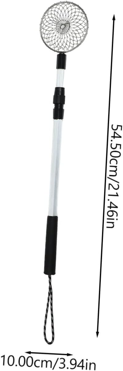 Garneck 1pc Ice Fishing Scoop Wire Strainer and Rod Portable Ice Fishing Tool for Adventures
