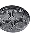 Sartén 4 Unidades Pancake para Cocina Gas Antiadherente Multifuncional Aluminio Aleación Cocina...