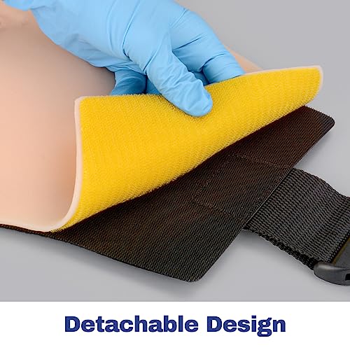 Image of SimCoach Belly Injection Simulator, Subcutaneous Injection Training Pad, Injection Practice Kit for Medical Education, Wearable Abdominal Injection Trainer for Diabetes Insulin Injection Practice