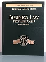 Business Law Text and Cases Thirteenth Instructor's Edition B06Y58NCWN Book Cover