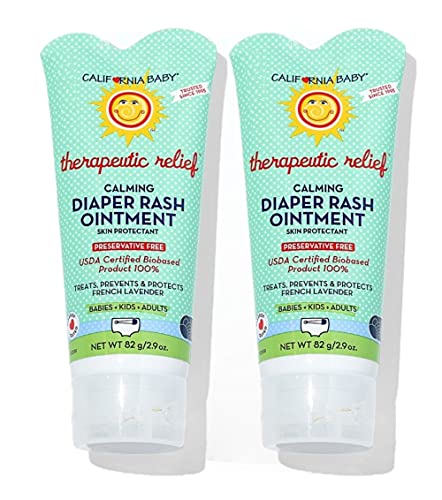Image of California Baby Calming Cream | Plant-based | Soothing Baby Cream for Dry, Sensitive Skin | Allergy Friendly | 82 g / 2.9 oz. (Pack of 2)