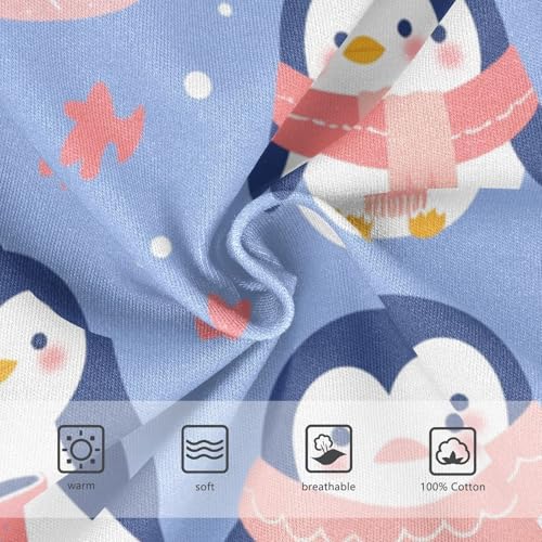 KLL Cute Penguin Babies Pattern Toddler Boys Soft Briefs Cute Undies3