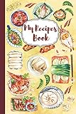 My Recipes Book; Asian Food Blank Recipes Book: Awesome Notebook For Writhing Recipes with 100 pages