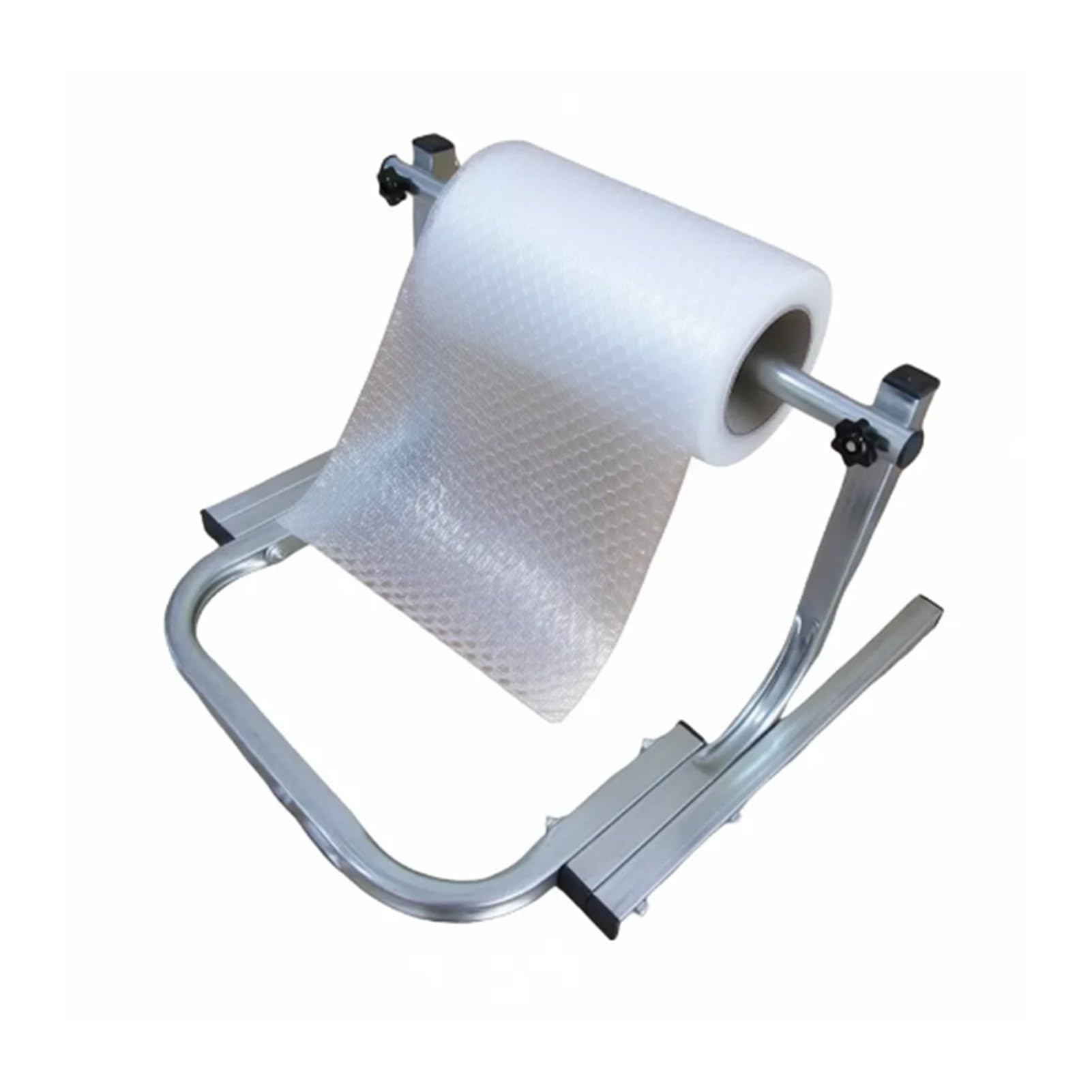 Este Soporte para Rollos de plástico de Burbujas, Cortador de Escritorio para Espuma de amortiguación, algodón Perlado y Rollos de EPE.