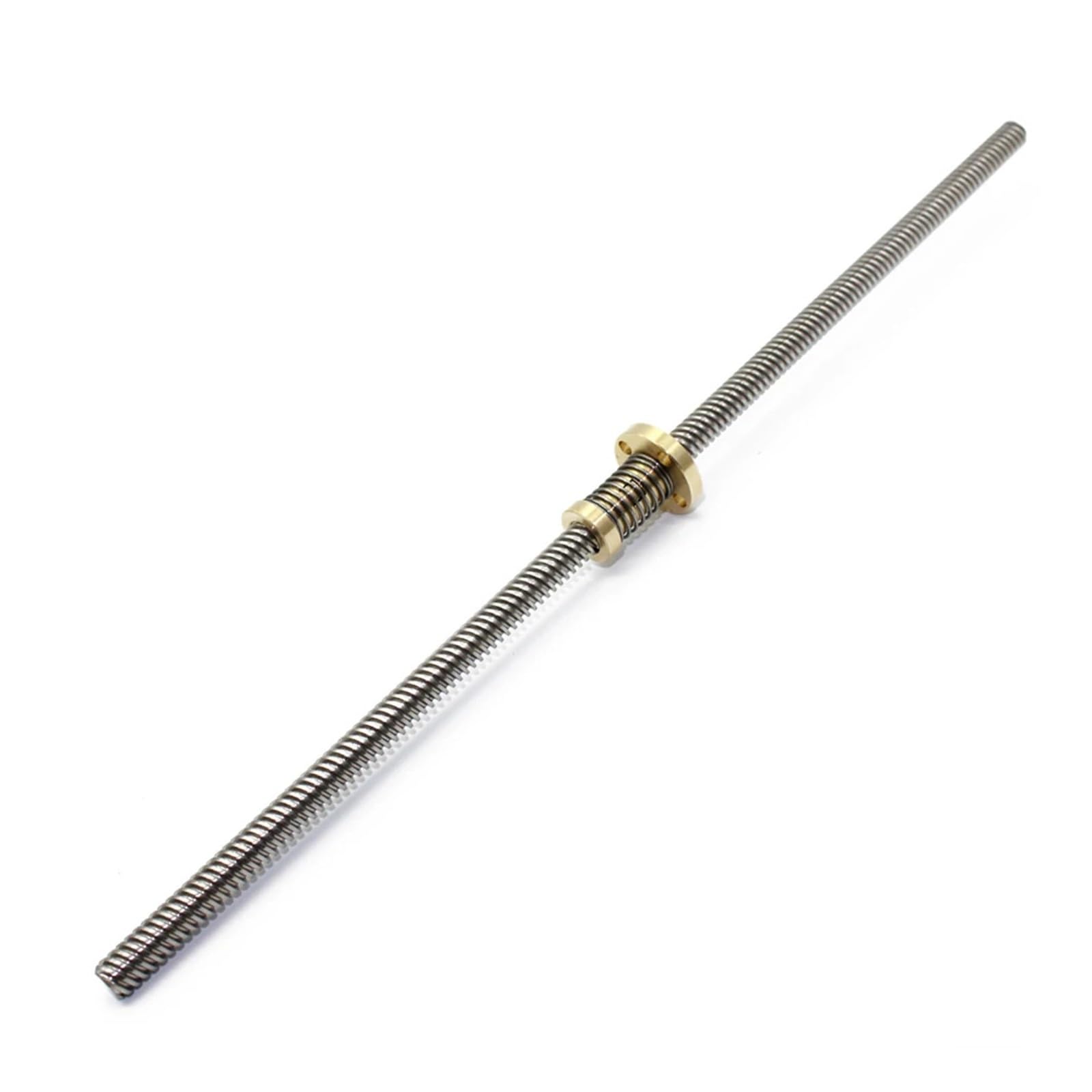 T8 Memimpin Sekrup Memimpin 4Mm Dengan luz nakrętki skoku 2Mm OD 8Mm 200Mm 1000 1200Mm T Tipe silnik krokowy trapez do drukarki 3D,Wkręty precyzyjne(1200mm)