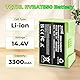3300mAh ABL-D1 Akku kompatibel mit iRobot Roomba i7 i7+ 7158 7150 7550 e5 e6 und i3 i3+ i4 i4+ i8 i8+ Ersatz-Lithium-Ionen-Akku kompatibel mit Roomba i und e Series (Nicht für Roomba Combo Series)