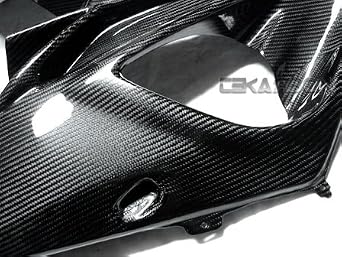 Replacement Mid Side Fairings Racing, for BMW S1000RR (2009-2014), Carbon Fiber, 2x2 Twill Weave