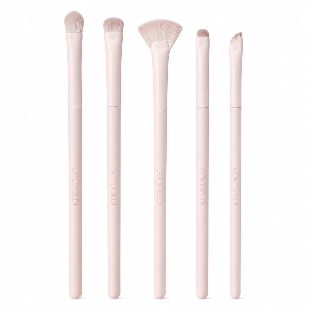 Set Pennelli Trucco Morbidi per e Oc, Pennelli Make Up con Setole Sintetiche per Principianti, Set da 5 pennelli per trucco occhi - per un trucco occhi completo