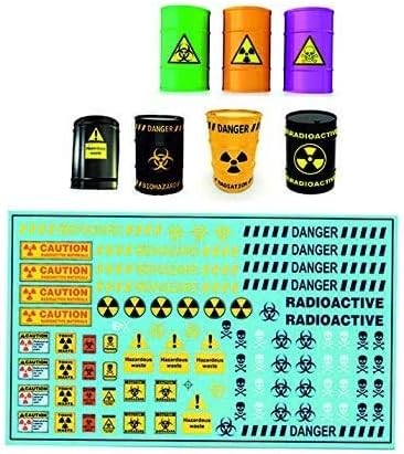 Dan Models 35010-1/35 Decals. Toxic Waste Barrels Label Scale New in Box