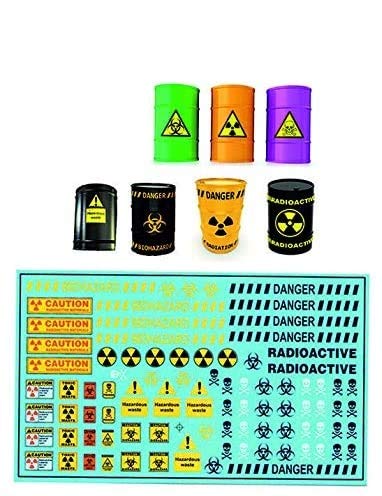 Dan Models 35010-1/35 Decals. Toxic Waste Barrels Label Scale New in Box