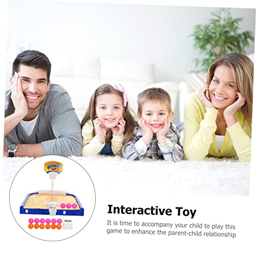 TOYANDONA Máquina De Tiro Mini Bolas De Basquete Playset Interno Brinquedos De Mesa Brinquedo De Tir
