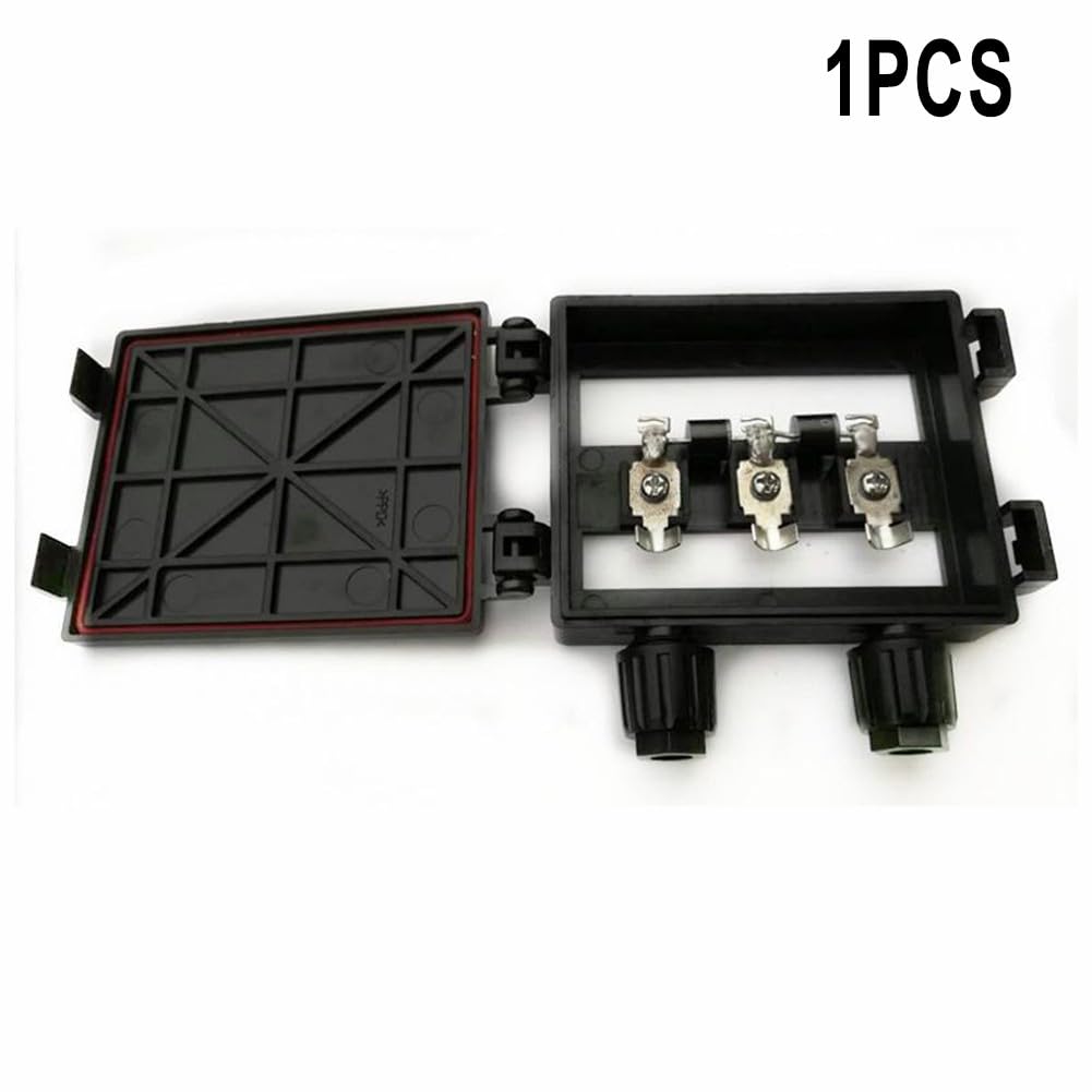 PV Solar Anschlussdose mit 2 Dioden für 50W-120W Solarpanel, 1000V DC, 10A Diodenstrom, IP65 bewertet, Clip-Together Dichtung, UV-beständig für PV-Anlagen im Freien