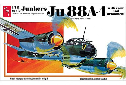 Junkers Ju 88 A-4 maquette avion plastique AMT 933 échelle 1:48 bombardier Luftwaffe à monter
