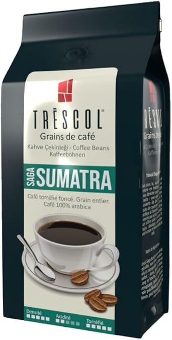 Trescol Saga Sumatra Kahvesi  ekirdek Kahve  t lmemi , 250 Gr