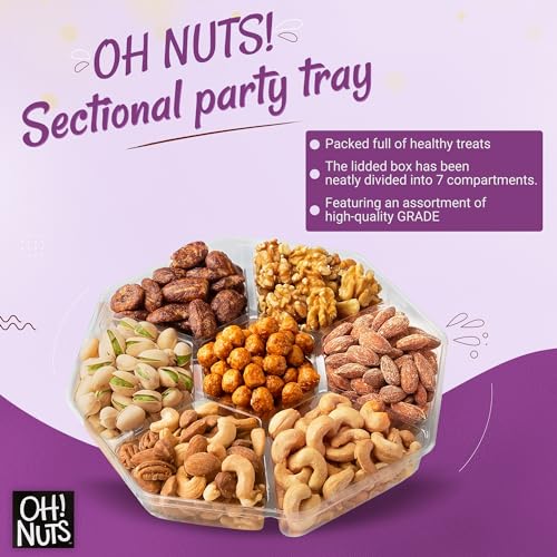 Oh! Nuts Nuts Gift Basket 7 Variety Roasted Salted Nuts Holiday Gift Basket thumb #4