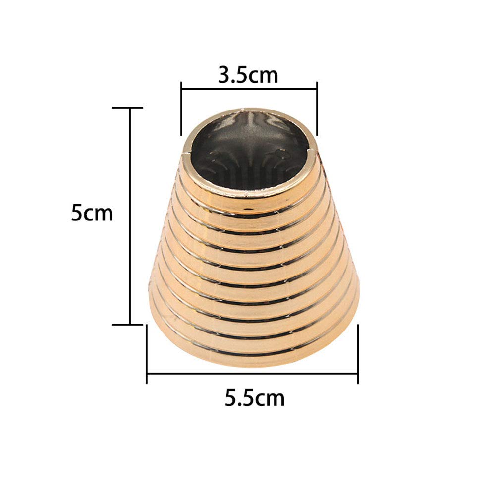 4PCS Plastic With Teeth Circle Cuff Ponytail Cover Punk Hair Rings Ponytail Holder Hair Headwear for Lady Women
