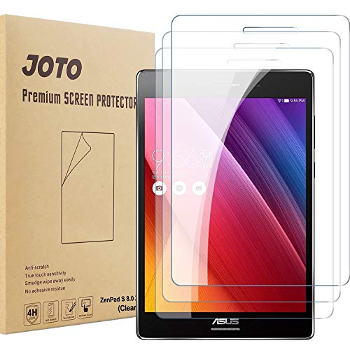 JOTO ASUS ZenPad S 8.0 Z580C Screen Protector Film (2015 ASUS ZenPad Z580C, Z580CA, S8.0) Ultra Crystal Clear (Invisible) Screen Guard for ASUS ZenPad S 8.0 Z580C
