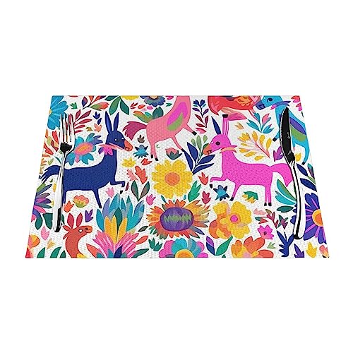 Set de table en PVC lavable résistant chaleur motif animaux - 4