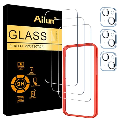 Ailun 3 Pack Screen Protector for iPhone 15 [6.1 inch]