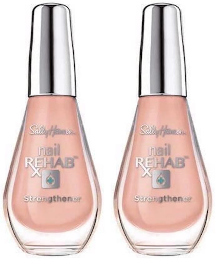 Sally Hansen Treatment Nail Rehab 41054, fortalecedor de uñas, endurecedor de uñas, 0.33 onzas, suero de crecimiento de uñas, esmalte fortalecedor