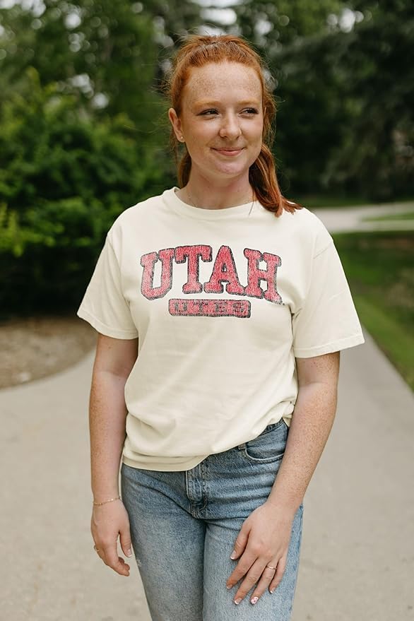 Blue 84 NCAA Unisex-Adult NCAA Officially Licensed T-Shirt Ivory Dyed Ringspun Vintage - Image 3