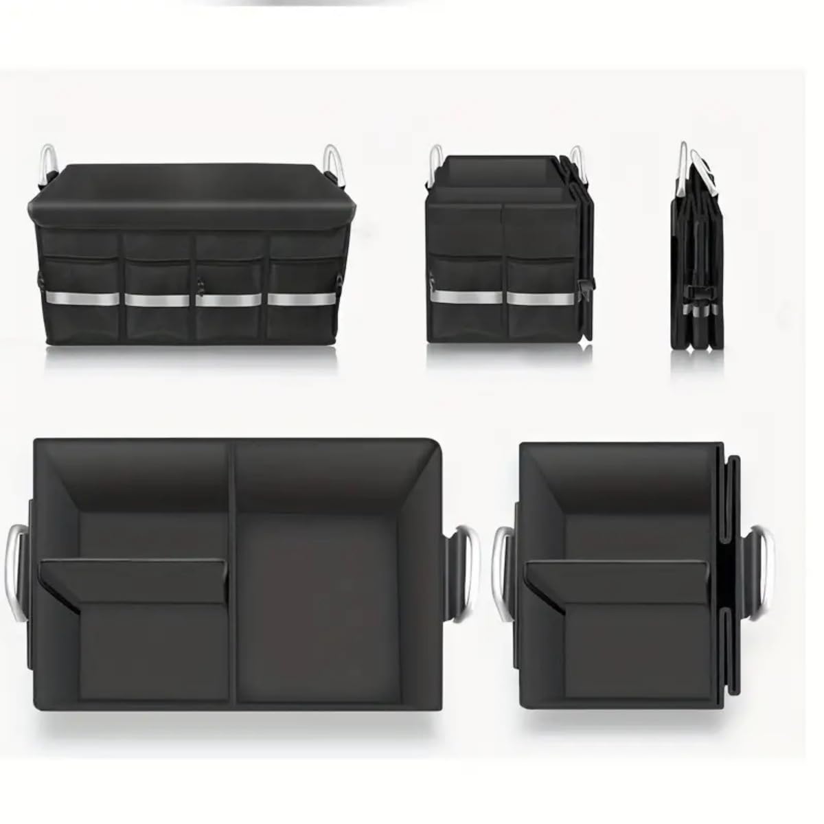 Organizador Maletero Coche, para Zeekr X 7X, Caja Plegable para El Coche, Bolsa Impermeable para Maletero del Asiento Trasero