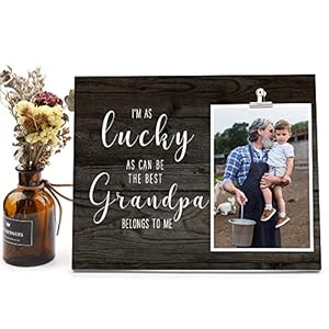 Appreciation Grandpa Picture Frame - Grandparent's Day & Birthday Gift for Grandpa - First Appreciation Grandpa Picture Frame Grandparents Day Birthday Gift for Grandpa First