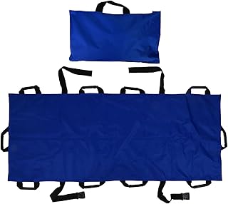 Crazy Sales Portable Transport Stretcher, OxCloth Folding Soft Stretcher with 10 Handles, Portable 10 Handles OxCloth Household Stretcher Foldable Patient Transport Soft Stretcher