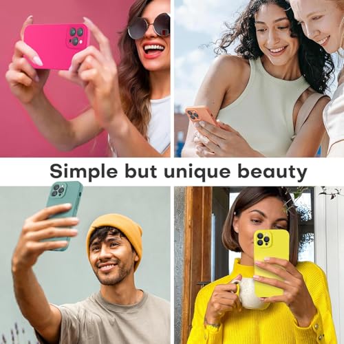 Image of LOVE 3000 Designed for iPhone 13 Pro Max Case, Premium Silicone with [Soft Anti-Scratch Microfiber Lining] Shockproof Protective Phone Case for Men Women Girls 6.7 inch, Pine Green