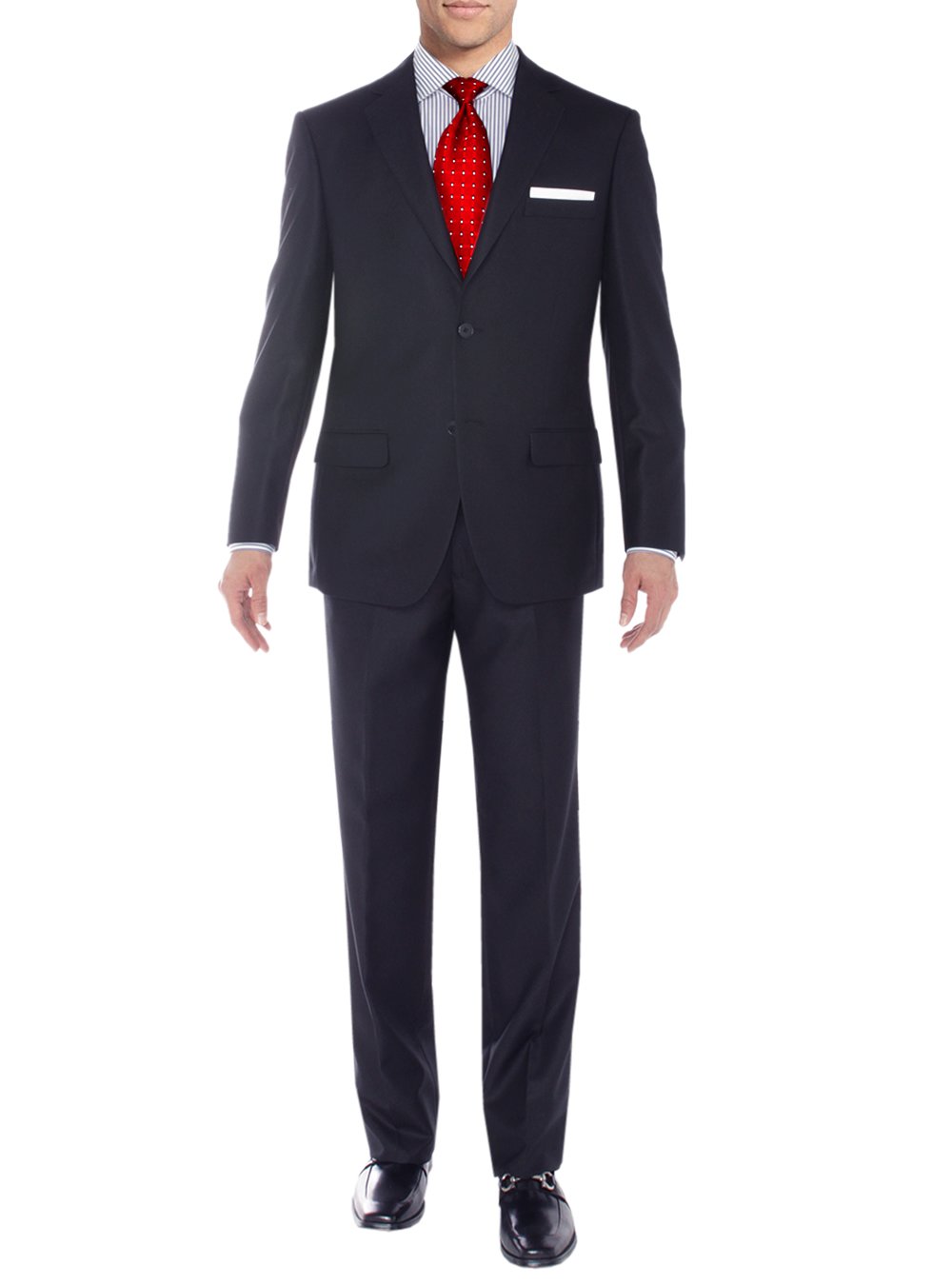 Salvatore Exte Men's Two Button 2 Piece Suit Notch Lapel Blazer Jacket with Pant
