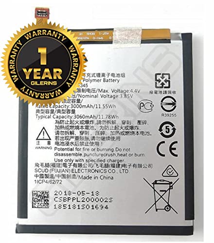 Image of Original (HE345) Battery for Nokia 6 2nd Generation 2018 / TA-1016 / TA-1045 / TA-1068 3000mAh Battery with 1 Year Warranty ***(P273)