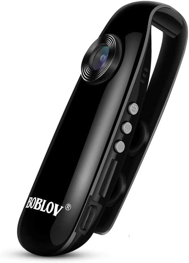 BOBLOV 007 Small Body Cameras, 1080P Full HD Mini Camera Body Wear