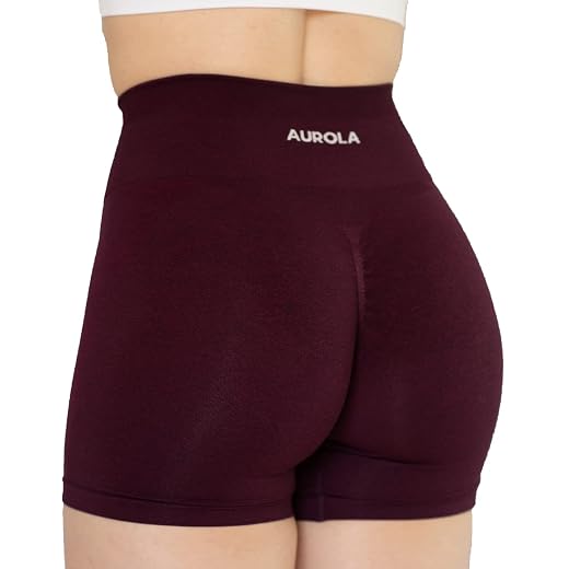 AUROLA Intensify Workout Shorts for Women Seamless Scrunch Short Gym Yoga Running Sport Active Exercise Fitness Shorts