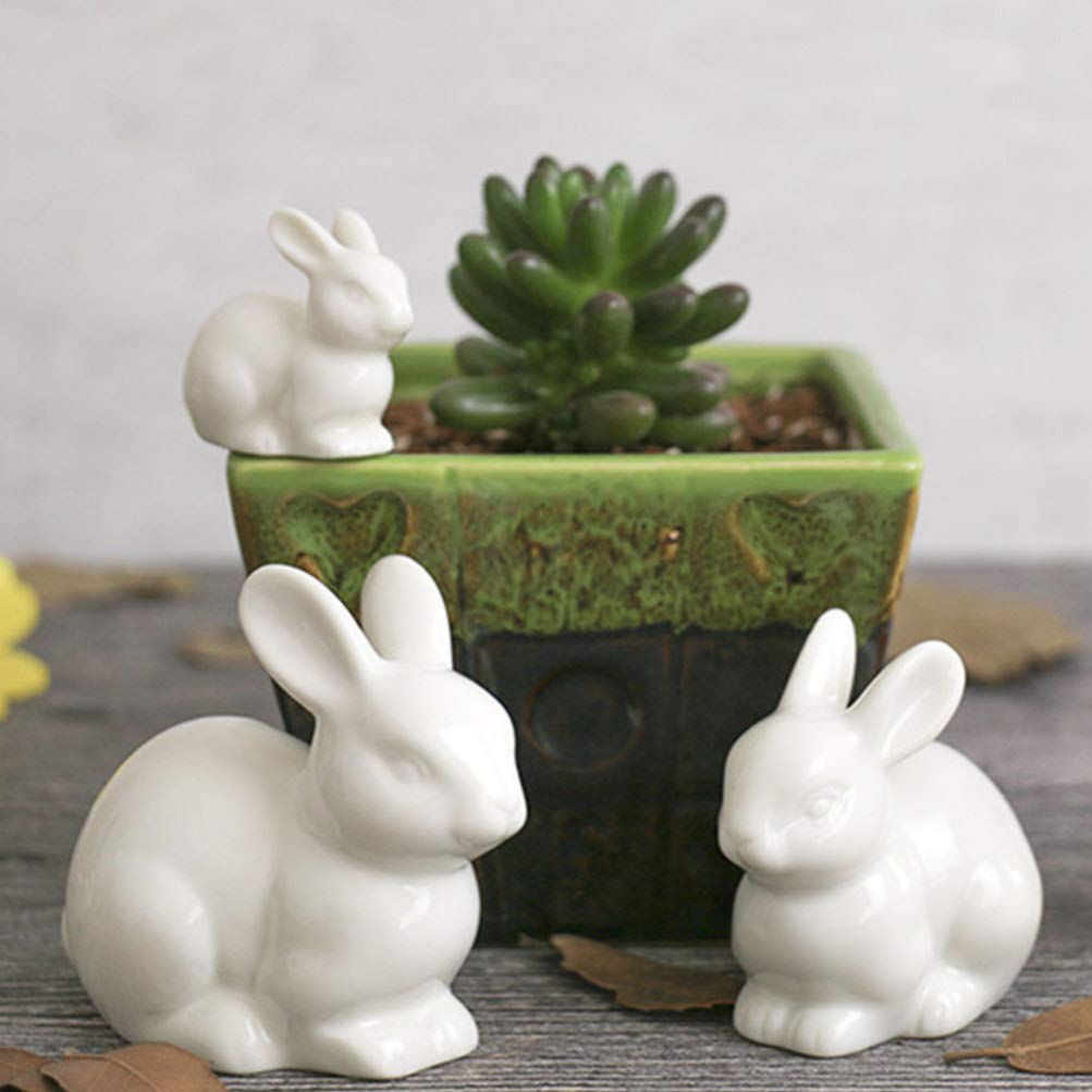 small ceramic bunny figurine