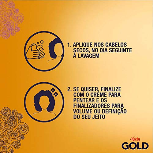 Spray Day After Niely Gold Cachos do Seu Jeito 250g, Niely