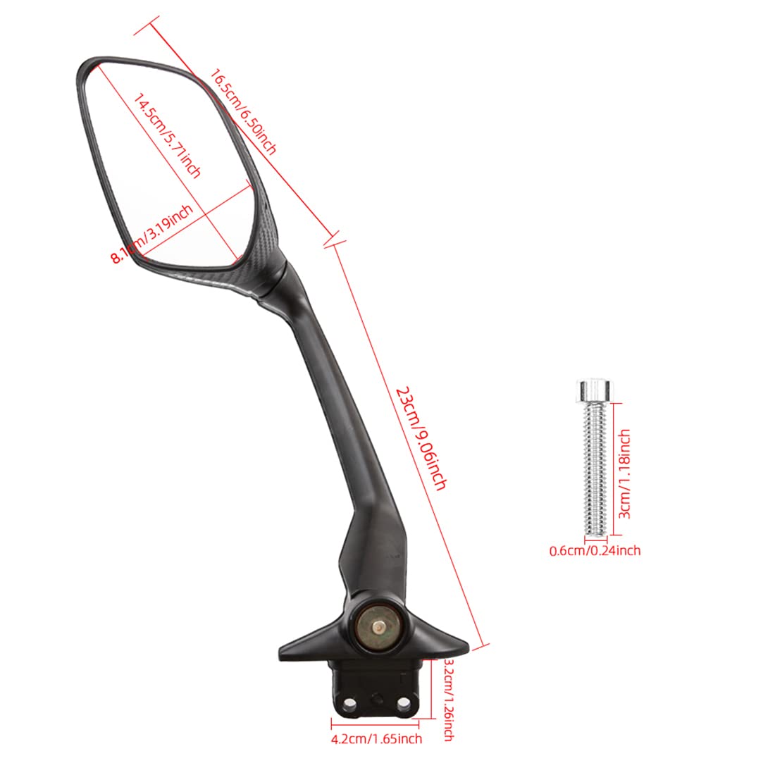 Specchietto retrovisore laterale per moto TMAX 530 specchietto retrovisore T-MAX 530 TMAX530 specchietto laterale 2012-2018