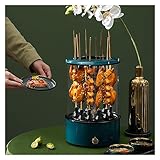 Vertical Electric Rotisserie Oven BBQ，Constant Temperature Shish Kebab Machine，Household Barbecue Machine， Electric Skewer Maker ，Automatic 360° Rotating Grill BBQ，, Kebob Machine, Stain Resistant Ene