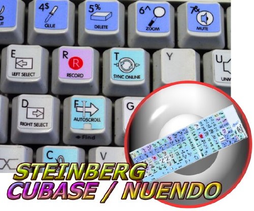 STEINBERG CUBASE / NUENDO GALAXY SERIES STICKERS 12X12 SIZE