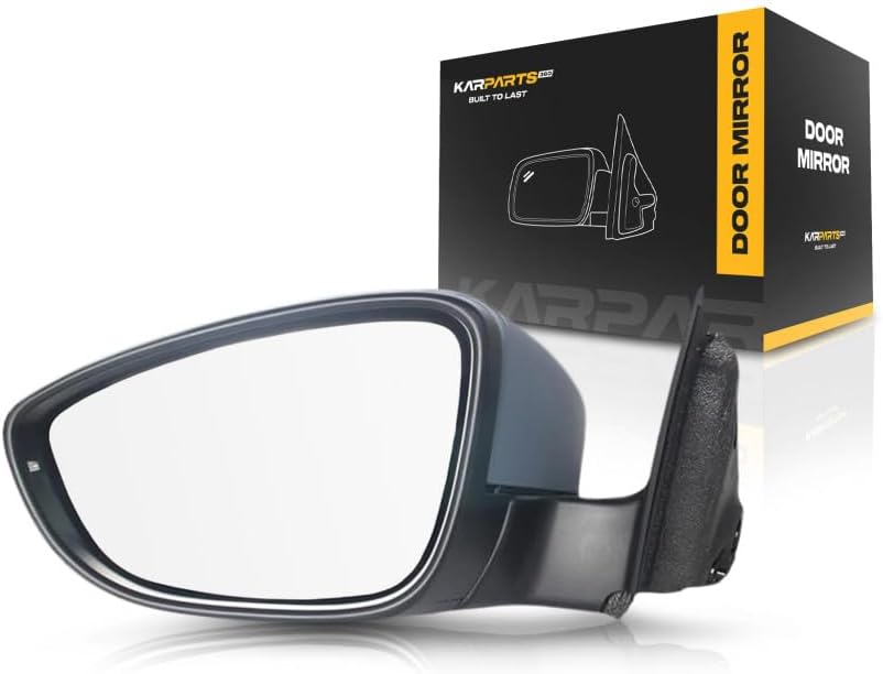 For Volkswagen Passat 2016 2017 2018 2019 Door Mirror Driver Side | Power | Heated | w/Memory | Replacement For 561 857 537 A GRU | VW1320164