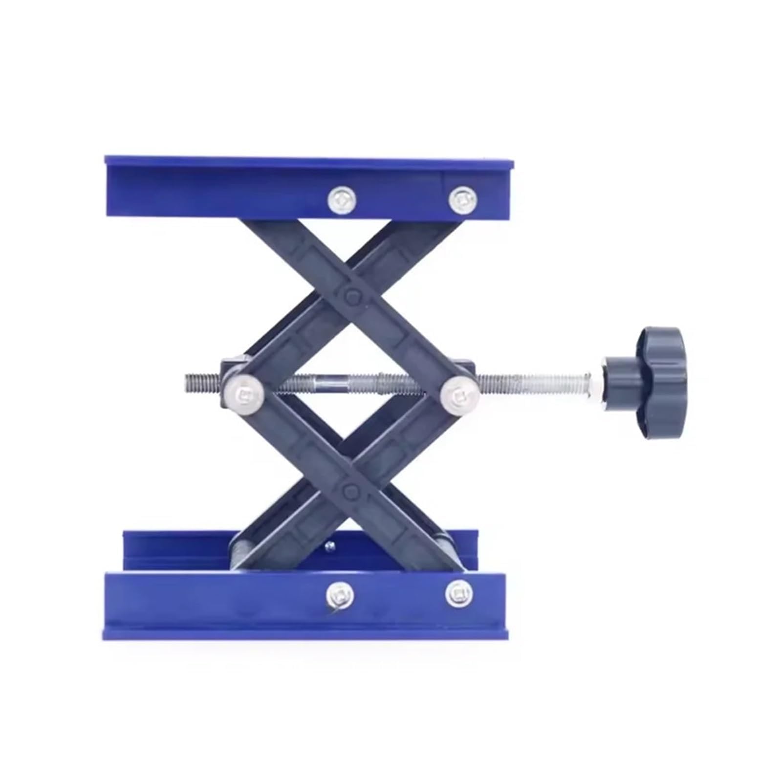Edelstahl Router Tisch Hebebühne 100x100mm Höhenverstellbar Holzbearbeitung Gravurständer für Werkstatt, Labor und Heimwerken