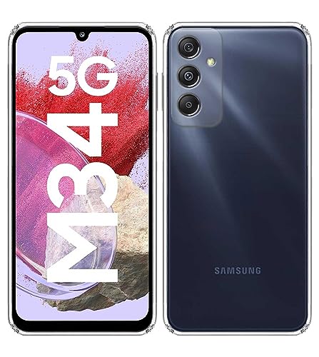 Image of Soft Silicone TPU Back Cover Compatible with Samsung Galaxy M34 5G