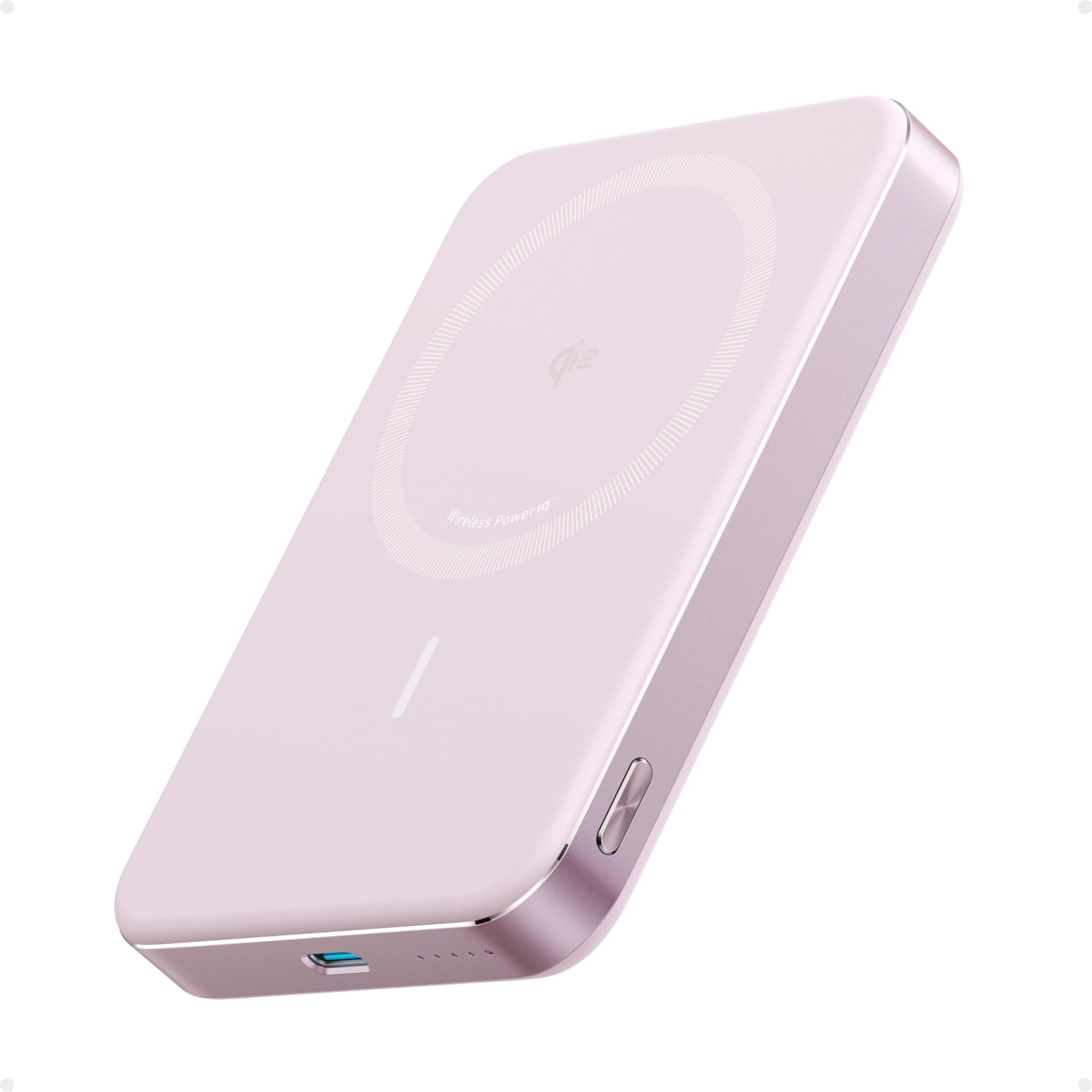 Anker MagGo Power Bank (10,000 mAh, Slim), Qi2 Certified, Wireless Charging, Maximum Output of 15 W, Compatible with MagSafe, Magnetic Wireless Charging, Compact, Slim, Compact, Compact, Compact, Compact, Compact, Compact, Compact, Compact, Compact, Compact, Compact, Compact, Compact, Compact, Compact, Compact, Compact, Compact, 14, 13, 12 Series, 12 Series