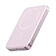 Anker MagGo Power Bank (10000mAh, Slim) Qi2認証 ワイヤレス充電 最大出力15W MagSafe対応 マグネット式ワイヤレス充電対応 コンパクト 薄型 小型 iPhone 16 / 15 / 14 / 13 / 12 シリーズ専用 (ピンク)