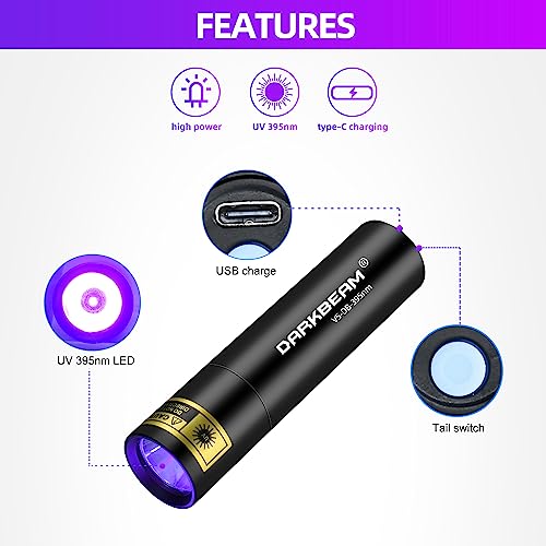 Darkbeam V5-DB Flashlight Uv Black Light 395 Nm thumb #2