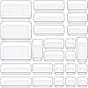 WOWBOX 25 PCS Clear Plastic Drawer Organ...